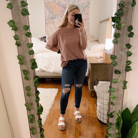 ☼ dark wash high rise jeans - Picture 3 of 12